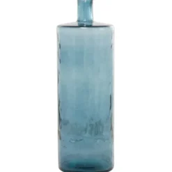 Kirkland's Home Aquamarine Tall Bottle Decorative Vase- Vases