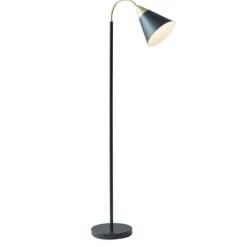 Kirkland's Home Arched Cone Shade Floor Lamp- Floor Lamps
