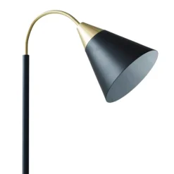 Kirkland's Home Arched Cone Shade Floor Lamp- Floor Lamps