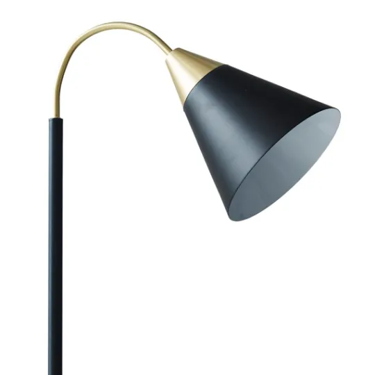 Kirkland's Home Arched Cone Shade Floor Lamp- Floor Lamps
