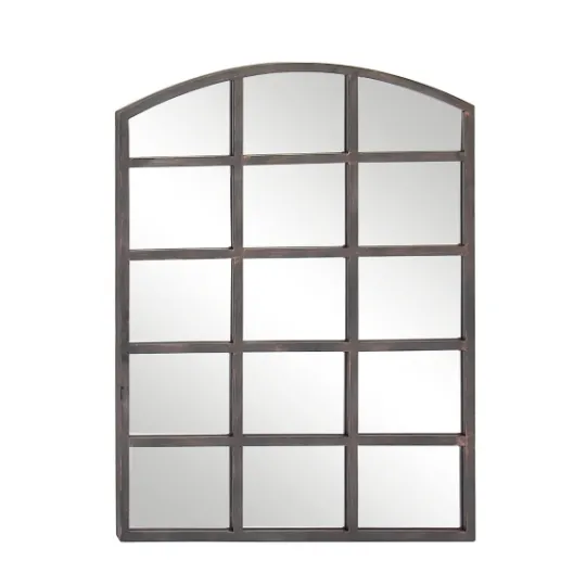 Kirkland's Home Arched Windowpane Wall Mirror- Decorative Mirrors
