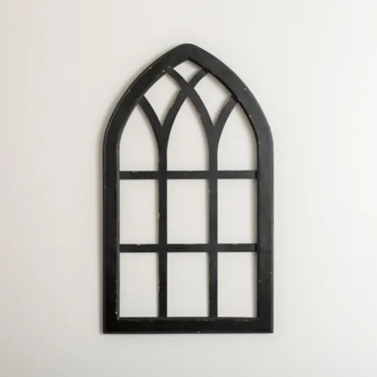 Kirkland's Home Arched Windowpane Wall Plaque- Wall Plaques