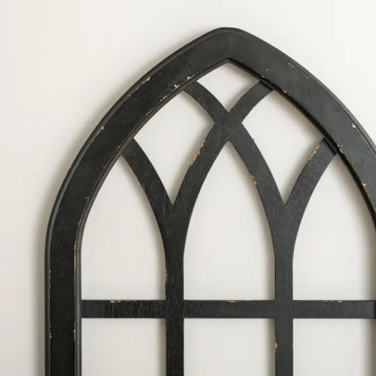 Kirkland's Home Arched Windowpane Wall Plaque- Wall Plaques
