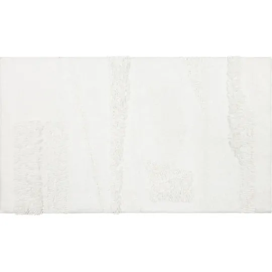 Kirkland's Home Arctic Asymmetrical Cotton Bath Mat, 60 In.- Bathroom Rugs