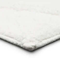 Kirkland's Home Arctic Asymmetrical Cotton Bath Mat, 24 In.- Bathroom Rugs