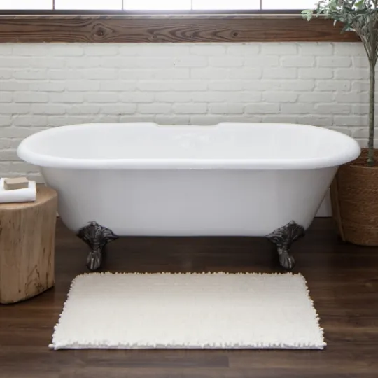 Kirkland's Home Arctic Lofty Pile Chenille Bath Mat, 45 In.- Bathroom Rugs