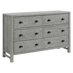 Kirkland's Home Arden Wood 6-Drawer Dresser- Dressers & Chests