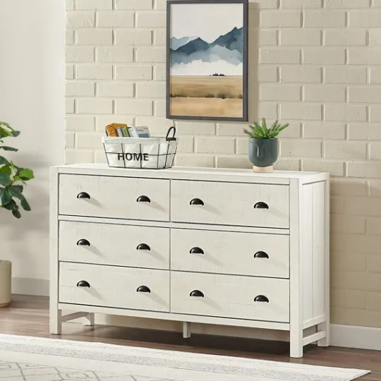 Kirkland's Home Arden Wood 6-Drawer Dresser- Dressers & Chests