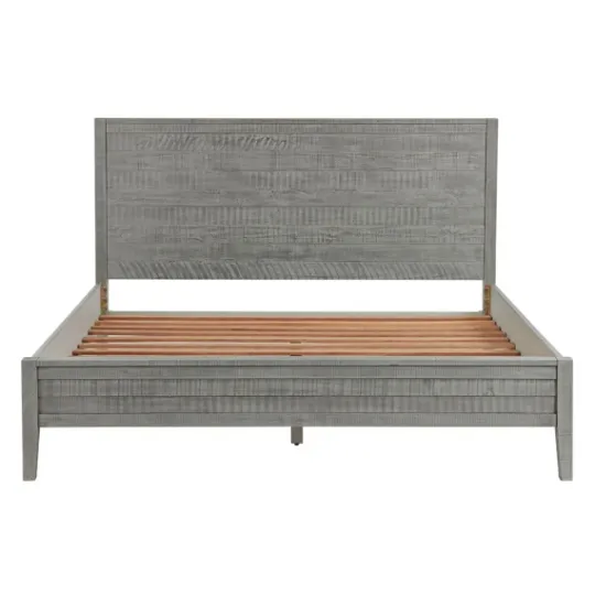 Kirkland's Home Arden Wood Panel King Bed- Beds & Headboards