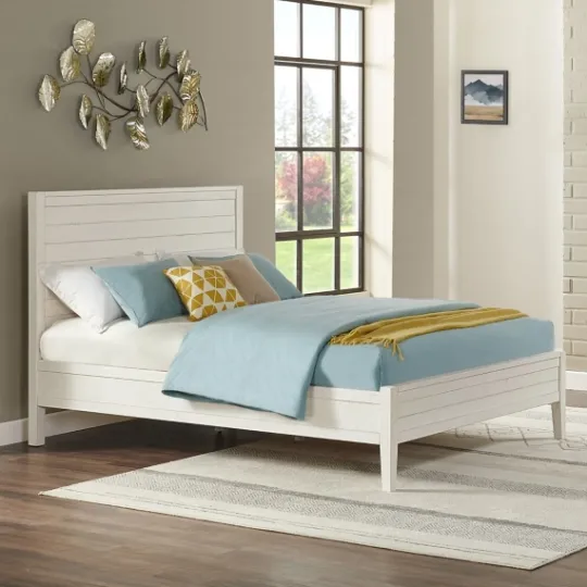 Kirkland's Home Arden Wood Panel Queen Bed- Beds & Headboards