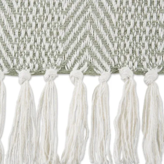 Kirkland's Home Artichoke Herringbone Fringe Throw- Blankets & Throws