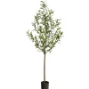 Kirkland's Home Artificial Fruiting Potted Olive Tree- Trees & Topiaries