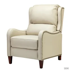 Kirkland's Home Arturo Leather Wingback Recliner- Accent Chairs