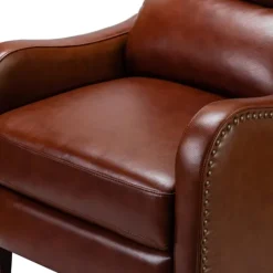 Kirkland's Home Arturo Leather Wingback Recliner- Accent Chairs
