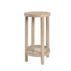 Kirkland's Home Ash Rat Round Martha Stewart Accent Table- Accent & End Tables