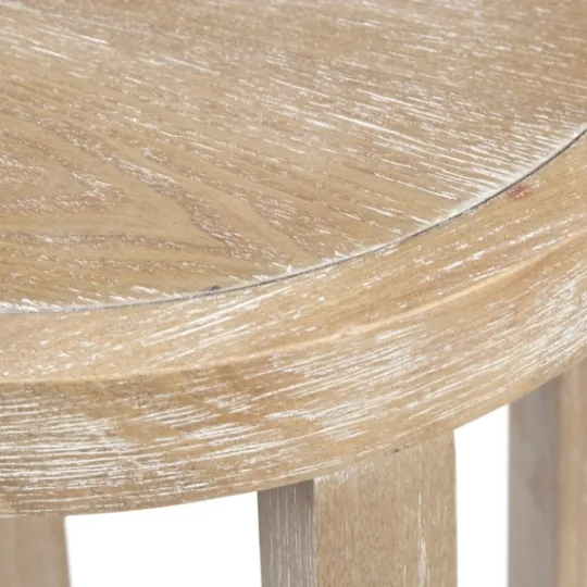 Kirkland's Home Ash Rat Round Martha Stewart Accent Table- Accent & End Tables