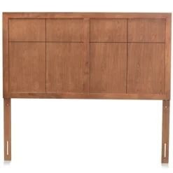 Kirkland's Home Ash Walnut Wood Panel Full Headboard- Beds & Headboards