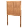 Kirkland's Home Ash Walnut Wood Panel Twin Headboard- Beds & Headboards