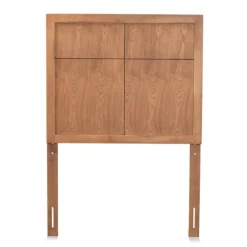 Kirkland's Home Ash Walnut Wood Panel Twin Headboard- Beds & Headboards