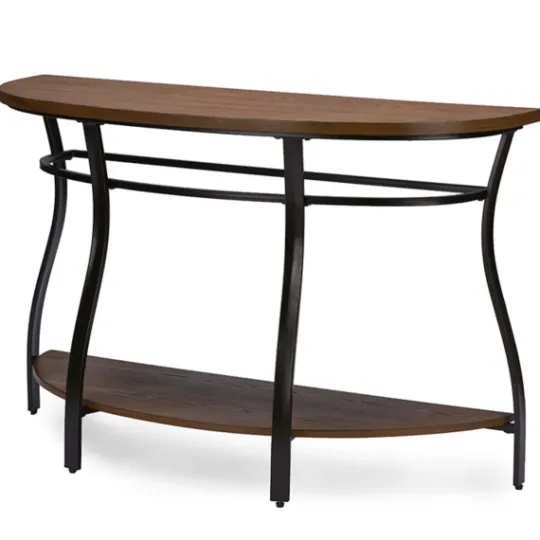 Kirkland's Home Ashlie Curved 2-Tier Console Table- Console Tables