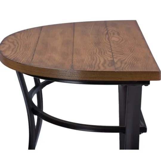 Kirkland's Home Ashlie Curved 2-Tier Console Table- Console Tables