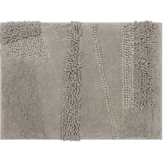 Kirkland's Home Asymmetrical Cotton Bath Mat, 34 In.- Bathroom Rugs