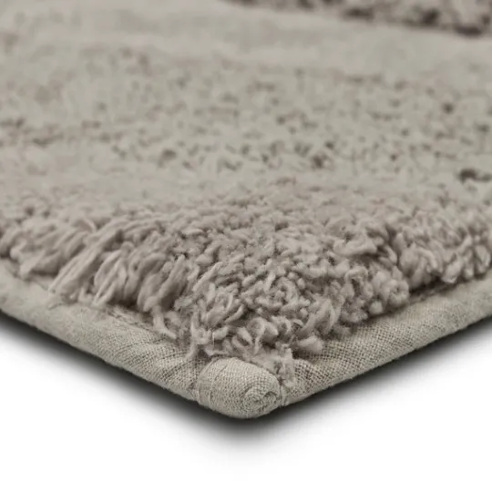 Kirkland's Home Asymmetrical Cotton Bath Mat, 34 In.- Bathroom Rugs