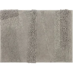 Kirkland's Home Asymmetrical Cotton Bath Mat, 45 In.- Bathroom Rugs