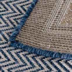 Kirkland's Home Auckland Chevron Outdoor Area Rug, 5X7- Outdoor Rugs