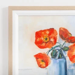 Kirkland's Home August Poppies Framed Art Print- Framed Art