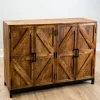Kirkland's Home Austin Warm Wood Farmhouse Cabinet- Cabinets & Sideboards