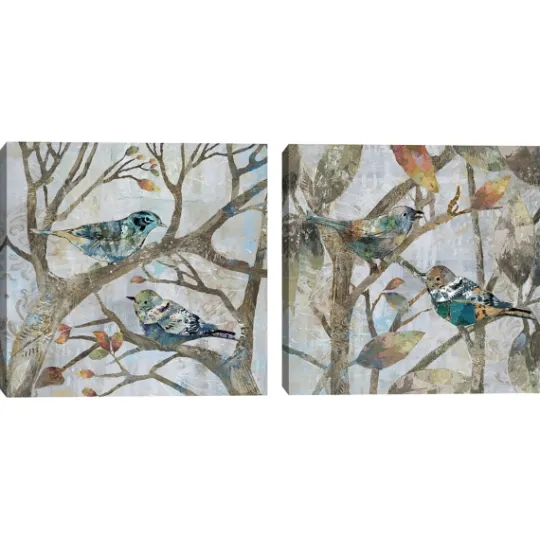Kirkland's Home Autumn Flight Canvas Art Prints, Set Of 2- Canvas Art