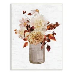 Kirkland's Home Autumn Flower Bouquet Wall Plaque- Wall Plaques