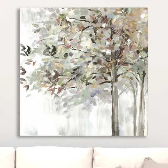 Kirkland's Home Autumn Leaves Neutral Giclee Canvas Art, 30X30 In.- Canvas Art