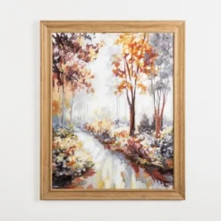 Kirkland's Home Autumn Trail Framed Art Print- Framed Art