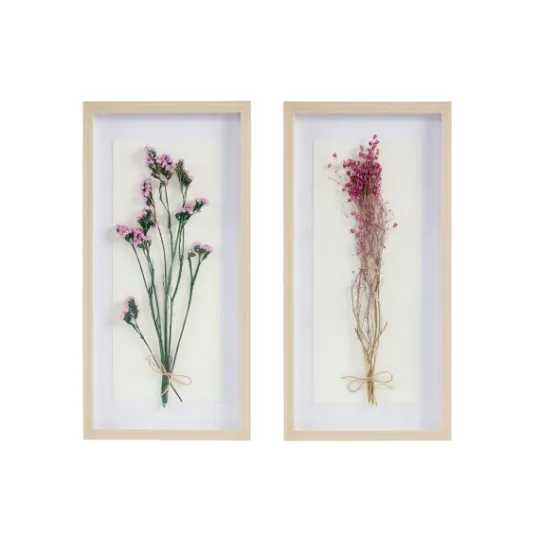 Kirkland's Home Avant Garden Dried Flowers Shadowboxes, Set Of 2- Framed Art