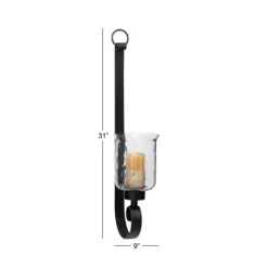 Kirkland's Home Axel Black Iron Scroll Sconce- Sconces
