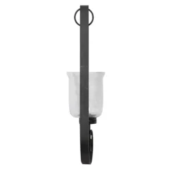 Kirkland's Home Axel Black Iron Scroll Sconce- Sconces