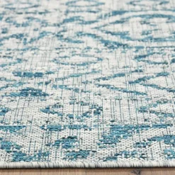 Kirkland's Home Azure Terrace Sun Shower Outdoor Area Rug, 7X9- Outdoor Rugs