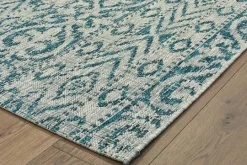 Kirkland's Home Azure Terrace Sun Shower Outdoor Area Rug, 5X8- Outdoor Rugs