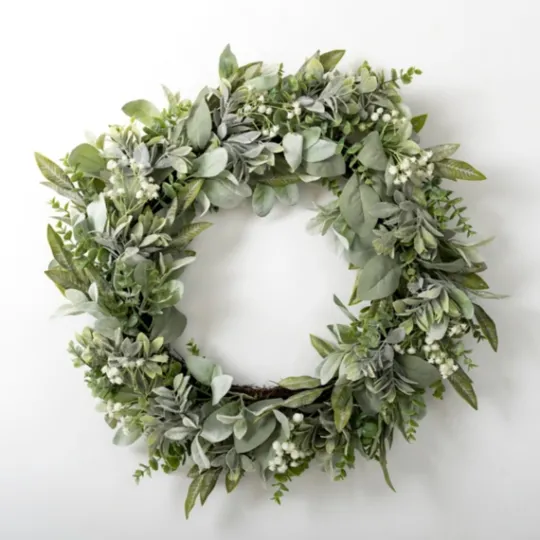 Kirkland's Home Baby'S Breath And Ery Wreath- Wreaths