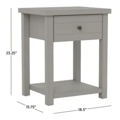 Kirkland's Home Bailie Wooden Side Table- Accent & End Tables