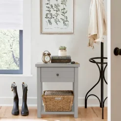 Kirkland's Home Bailie Wooden Side Table- Accent & End Tables