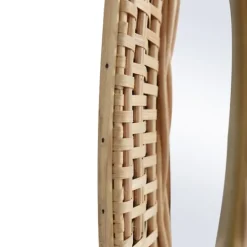 Kirkland's Home Bamboo Breeze Woven Wall Mirror- Decorative Mirrors