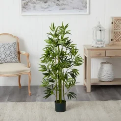 Kirkland's Home Bamboo Shoot Tree In Nursery Planter- Trees & Topiaries