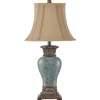 Kirkland's Home Barbados Blue Traditional Table Lamp- Table Lamps