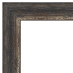 Kirkland's Home Bark Rustic Char Frame Beveled Mirror- Decorative Mirrors