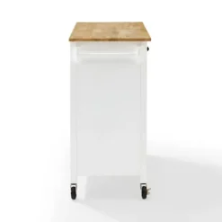 Kirkland's Home Barn Door Kitchen Cart- Kitchen Islands & Bar Carts