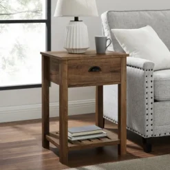 Kirkland's Home Barnwood Country Accent Table- Accent & End Tables