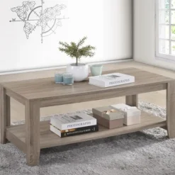 Kirkland's Home Barrett Gray Coffee Table- Coffee Tables
